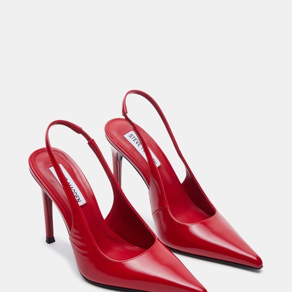 Steve Madden Reyes Red Heels - size 5 - Picture 3 of 10